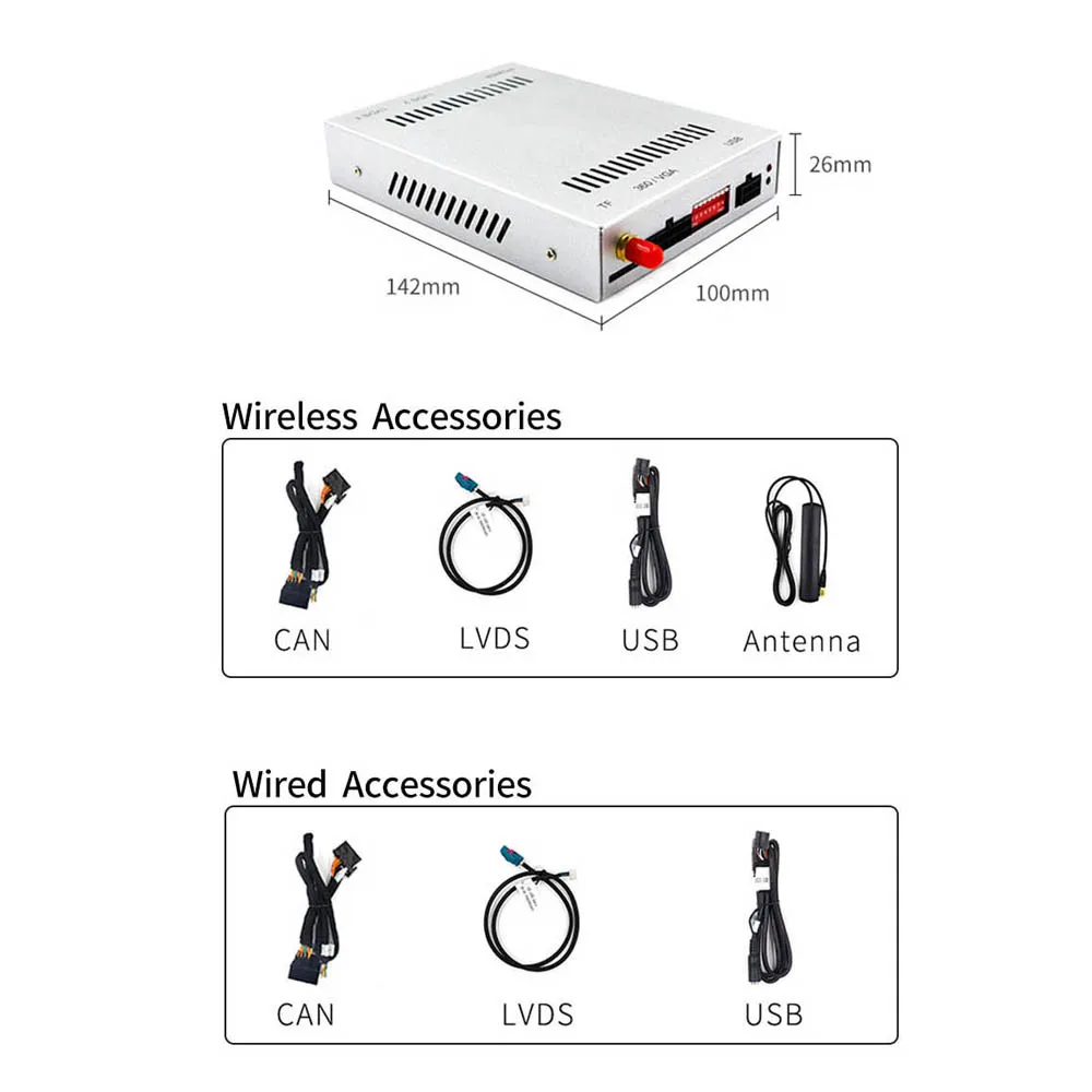 Carlinkit Декодер Android Auto Беспроводной CarPlay для Mercedes Benz A B C E S Class GLA GLC CLS GLE GLS AirPlay Smart Box Бесплатная доставка DHL on.