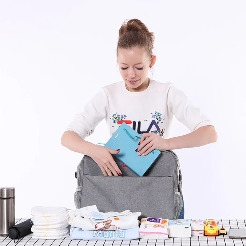 2-в-одном для пеленка кровати сумка рюкзак мамы складная кроватки большой Ёмкость