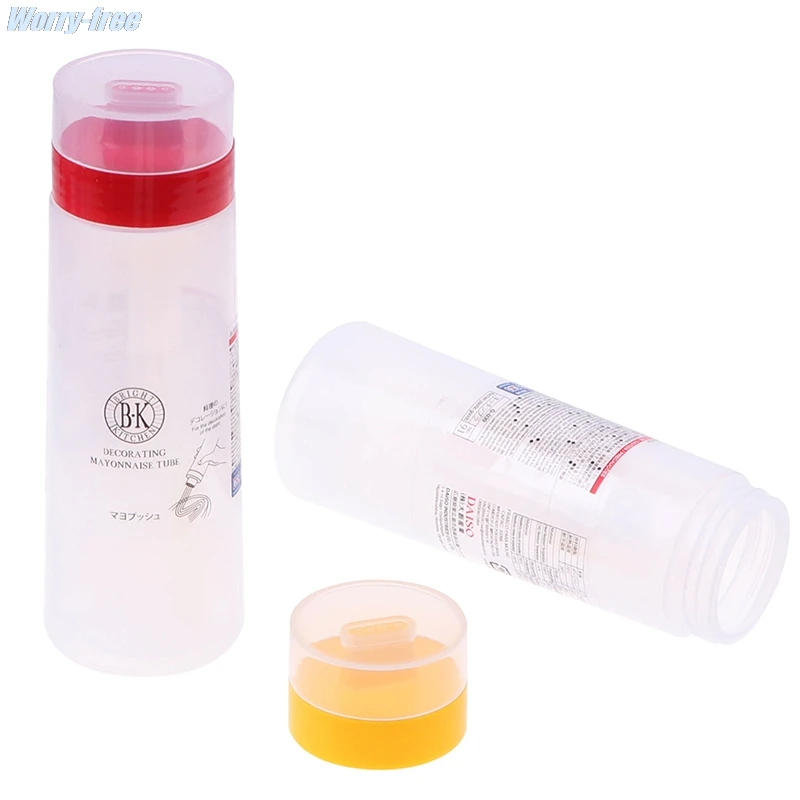 300 мл 4 отверстия бутылка для приправ масляный соус кетчупа джема майонеза