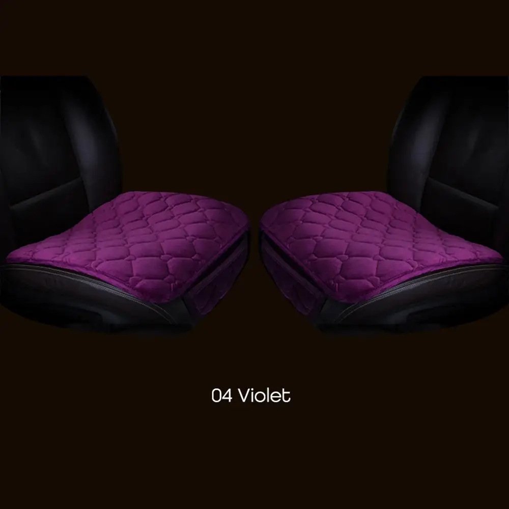 Чехлы для автомобильных сидений бархатные подушки зимние теплые Универсальные
