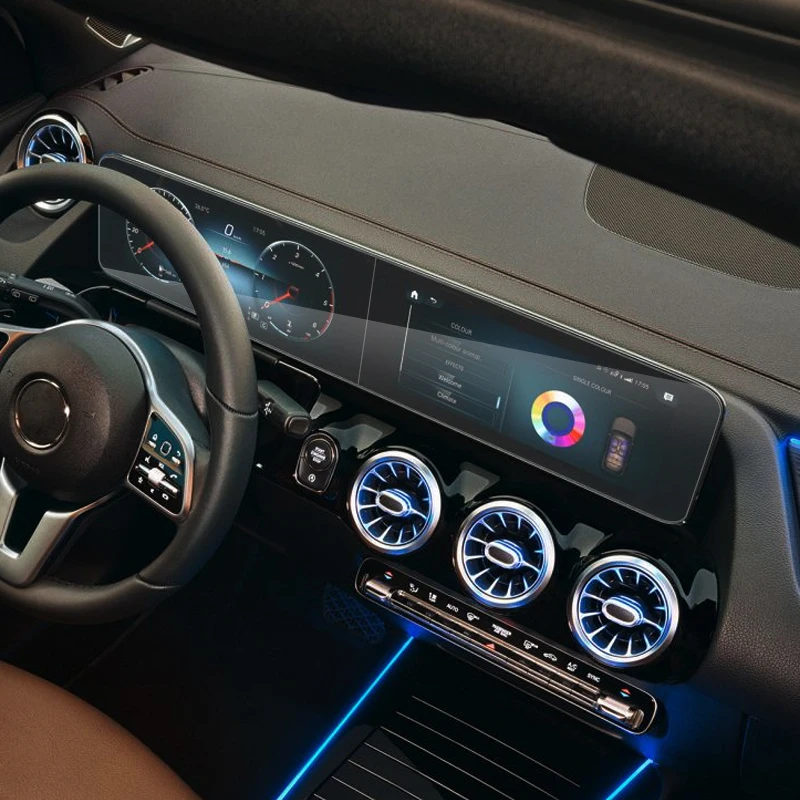 Стайлинг автомобиля для Mercedes Benz GLA Class H247 2020 Настоящее стекло экрана GPS навигации