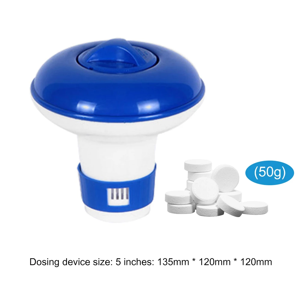 

Auto Floating Pills Dispenser Effervescent Tablet Easy Carrying Swimming Chlorine Bromine Swimming Pool Portable Parts