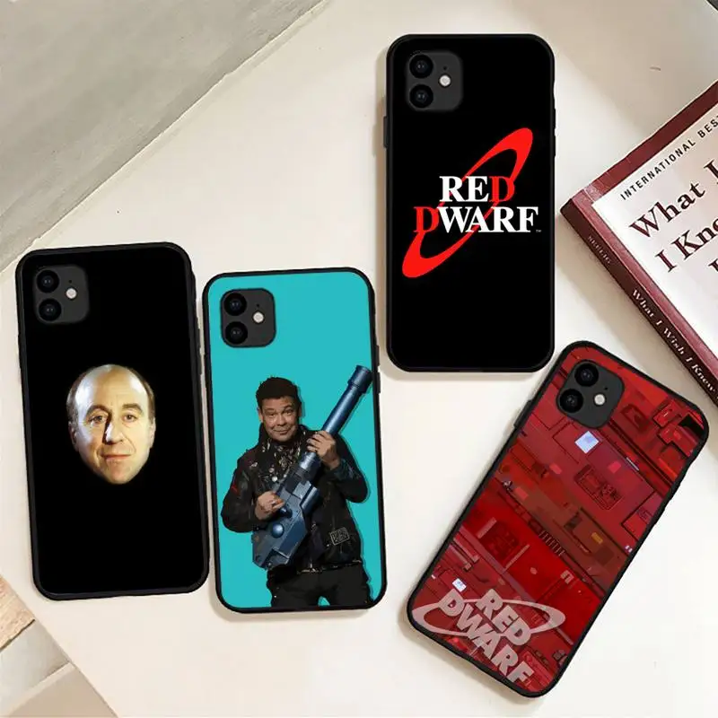 

Fashion Red Dwarf Phone Case For iphone 12 11Pro Max 11 XR XS Max X 8 7 6 6S Plus 5 5S SE 2020 soft Cover Funda