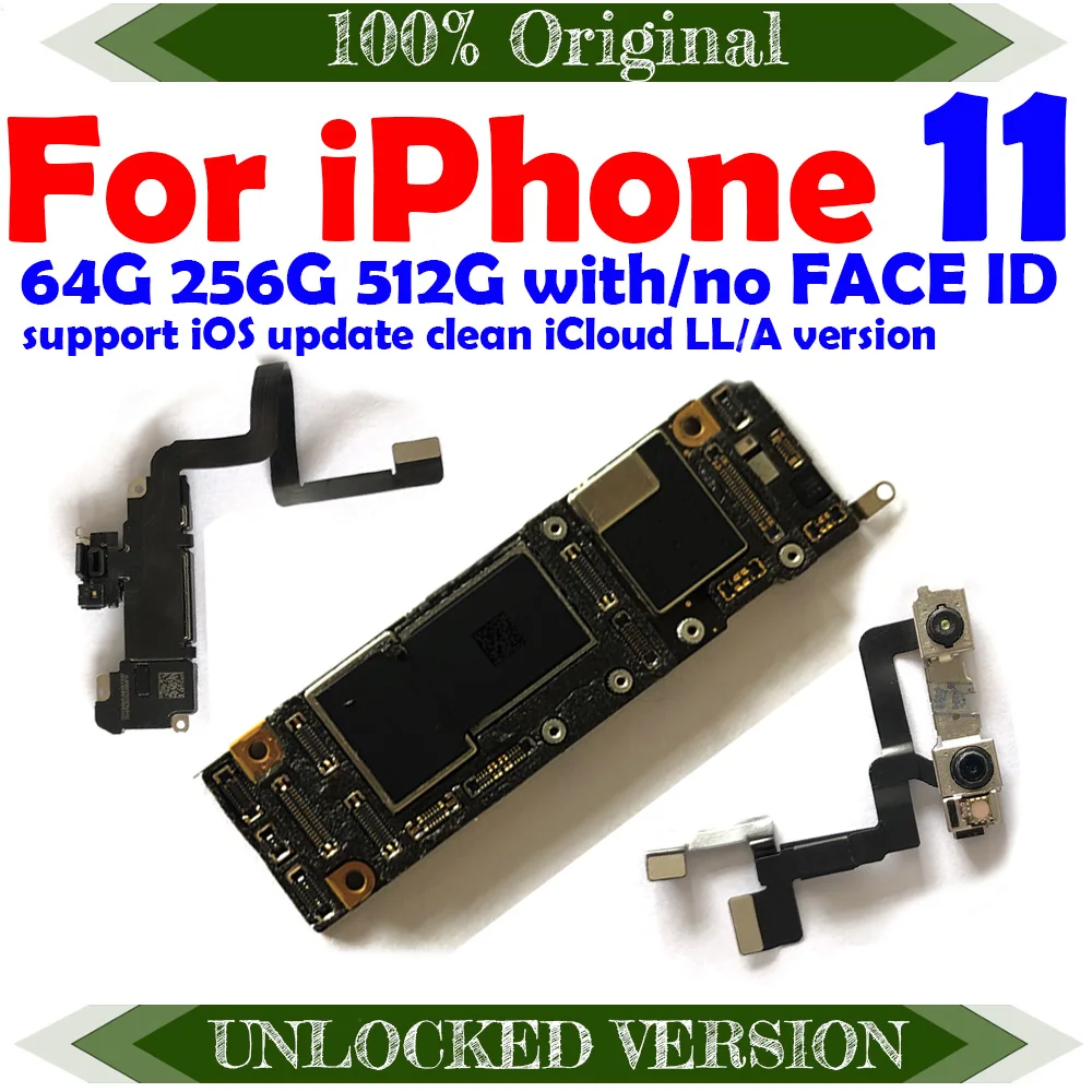 Материнская плата TDHHX для iPhone 11 6 1 дюйма 64/128/256 ГБ чистая iCloud LTE4G100 %
