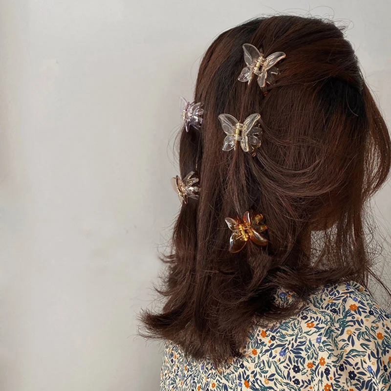 

Заколки для волос с мини-бабочкой, милые заколки для волос с украшением, Красочные заколки для волос, модные аксессуары для волос для женщин ...