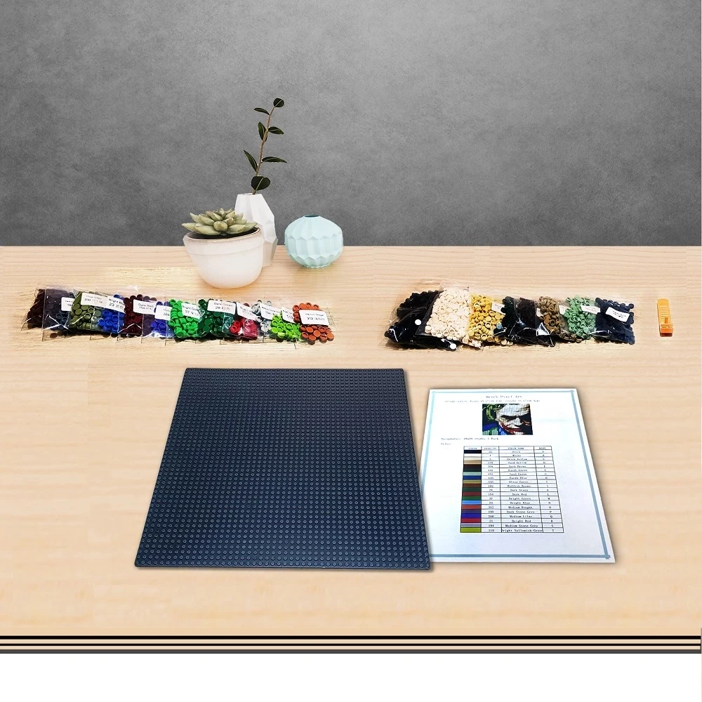 

2583pcs Mosaic Pixel Art Painting MOC Building Blocks Bricks Creative Diy Kids Children's Toys Decoration Educational