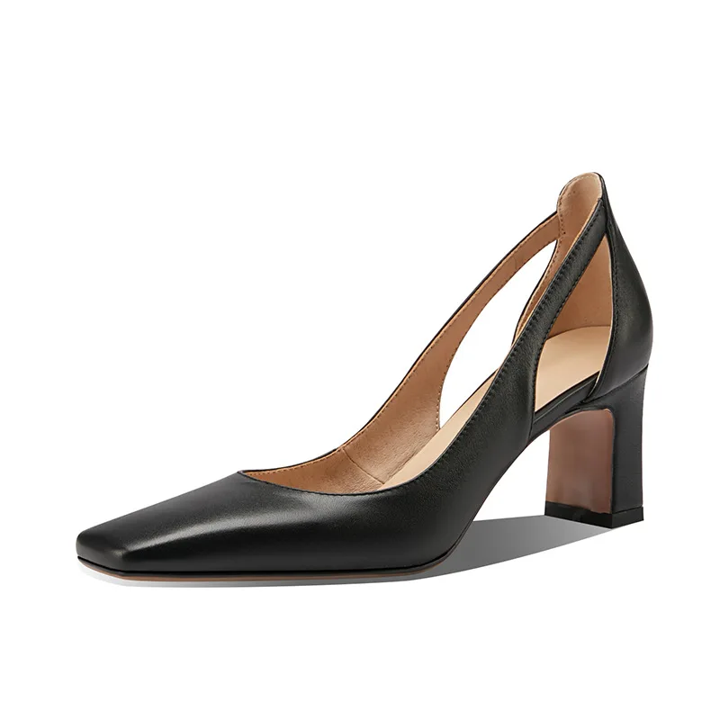 Four Seasons Women's Suede High Heels 9cm2021 New Pointed Stiletto Fashion Sexy Black Wedding Shoes Nude Bridal Shoes