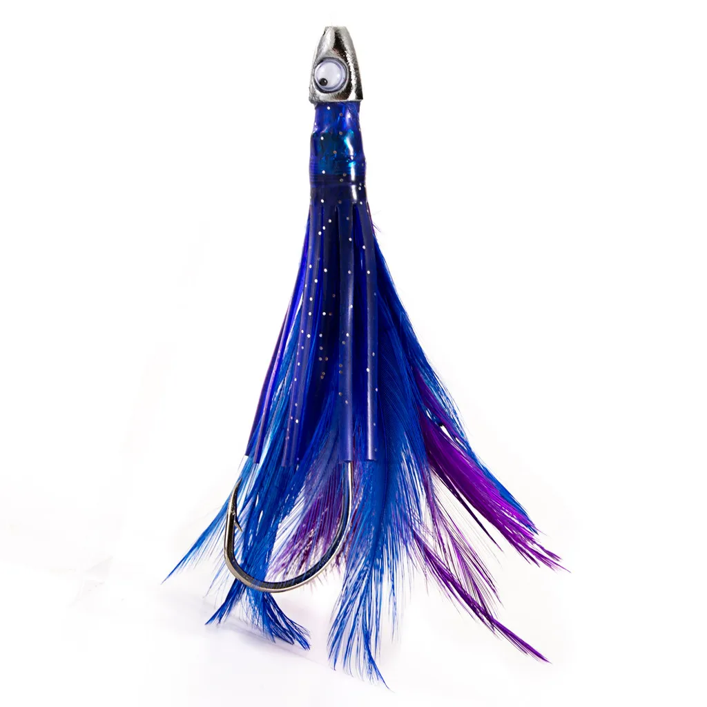 Tuna Feather Lure Tuna Lure Tuna Feather Daisy Chain Teaser Lure For Big Fishing Bait Isca Artificial Fish Accessories#YL10