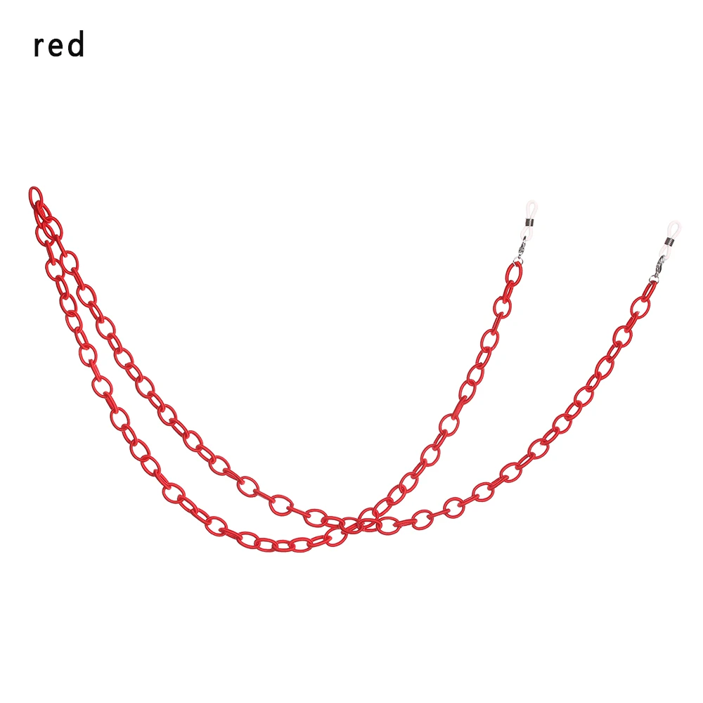 Style4-red Новые модные очки цепочка для очков очки Винтаж Цепочка-держатель шнур Цепочки и ожерелья Аксессуары для глаз, солнцезащитные очки, 61/70 см - Цвет: Style4-red