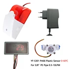 Датчик расхода US308MT + YF-S301 38-10 лмин для дюймового полиэтиленового счетчика расхода и сигнализатора расхода, Zhongjiang Dijiang Sea