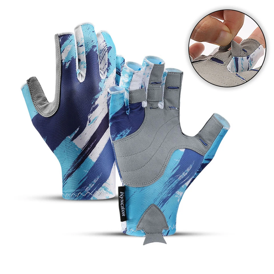 

KoKossi Half-finger Fishing Gloves Breathable Comfortable Anti-slip Men Women Cycling Hiking Durable Wearable Fishing Gloves