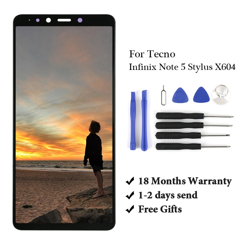 

10pcs LCD For TECNO Infinix Note 5 X604 LCD Screen Digitizer Replacement Assembly LCD For TECNO Infinix Note 5 X604 LCD display