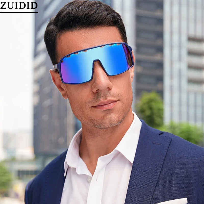

2021 The New Gafas Ciclismo Hombre Fashion Sunglasses Men Oversized Oculos Cycling Riding Big Frame Outdoor Driving Glasses