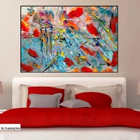 abstract dancing oil painting artwork canvas painting wall art pictures print posters cuadros for living room home decoration