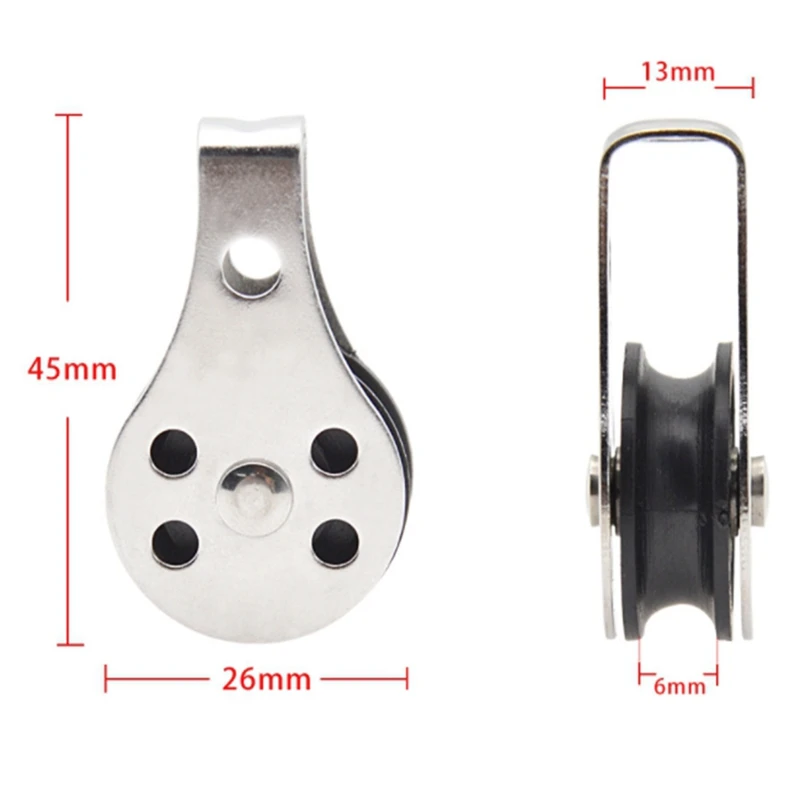 1 шт. шкив из нержавеющей стали 316 45 мм | Спорт и развлечения