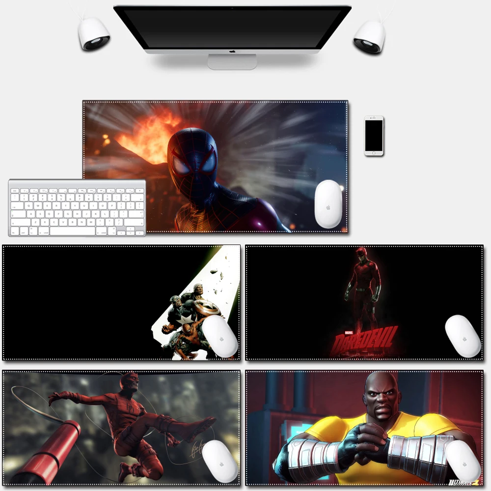 

Computer Mousepad Play Mat with Locking Edge High Quality Durable Marvel Cinematic Universe pads