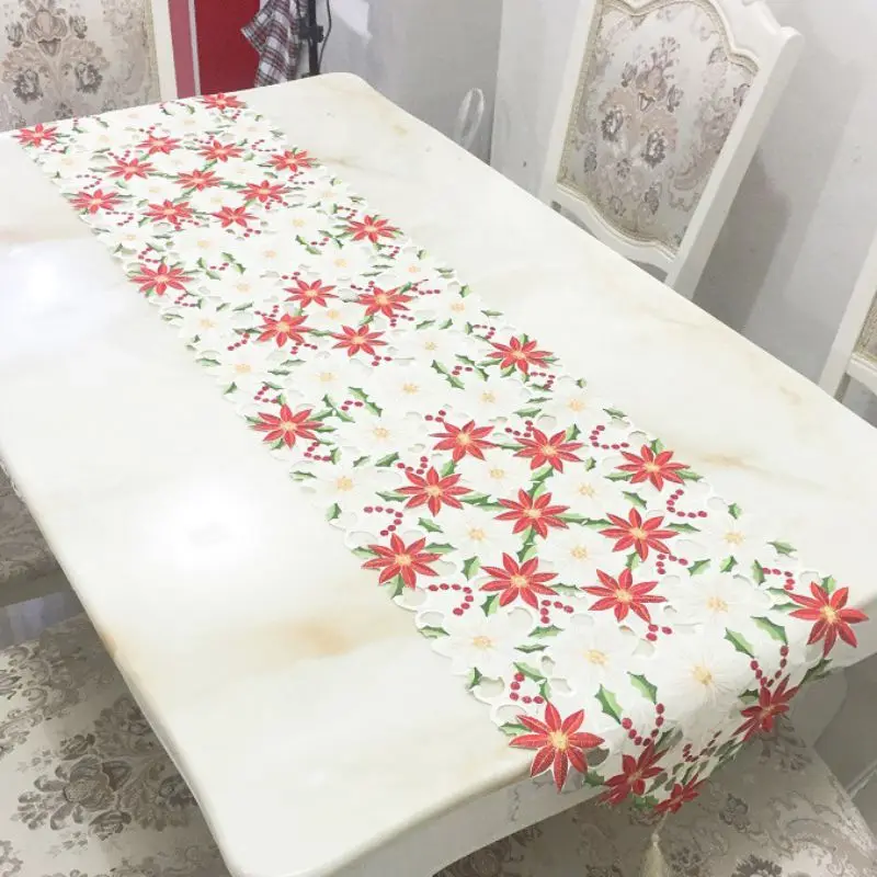 Новинка Лидер продаж с вышивкой и принтом настольный флаг настольная дорожка