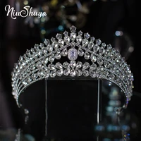 niushuya new vintage baroque headbands crystal tiaras crowns bride noiva headpieces bridal wedding party hair jewelry for women
