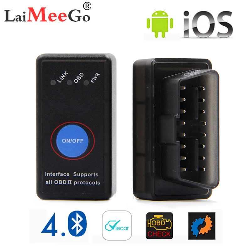 Сканер ELM 327 V1.5 PIC18F25K80 OBD2 Bluetooth для Android/IOS OBD автомобильный диагностический