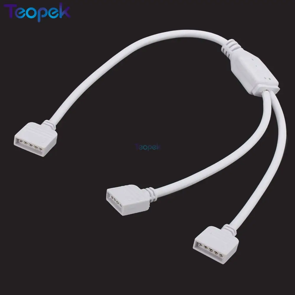 Светодиодный разветвитель разъем от 1 до 2 3 4 Женский Удлинительный кабель