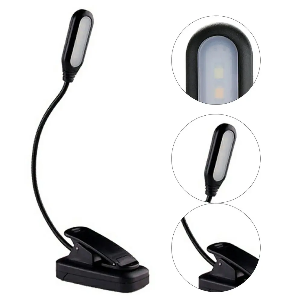 

Настольная лампа для учебы, гибкие регулируемые настольные лампы для чтения с защитой глаз и зажимом, светодиодные лампы с зарядкой через USB...