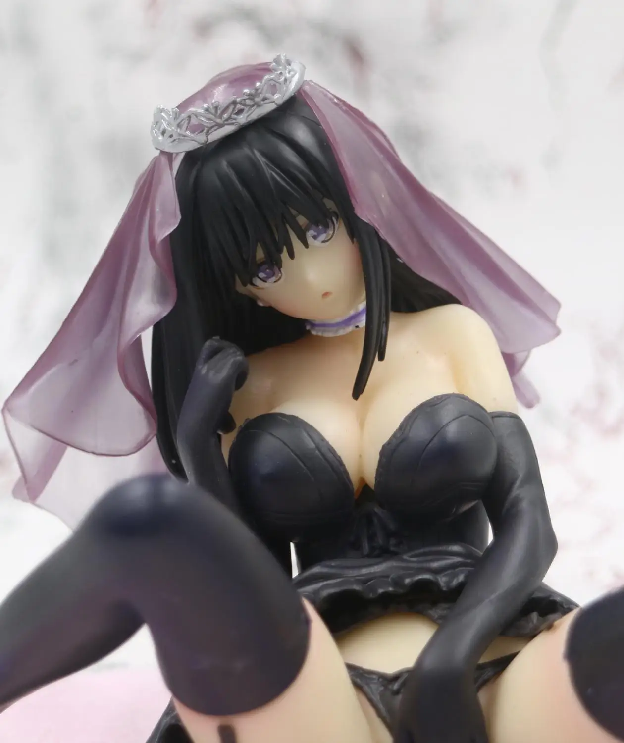 No Retail Box 1 12 см аниме вина сексуальная фигурка Т2 Арт Девушки Ai Saeki белые свадебные Ver сидя 1/6 Модель Коллекция лицо сменная кукла - Цвет: No Retail Box 1