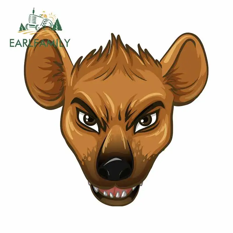 EARLFAMILY 13cm x 12.7cm For Hyena Cartoon Car Stickers Refrigerator Graffiti Decal Assessoires Suitable GTR EVO SX - купить по