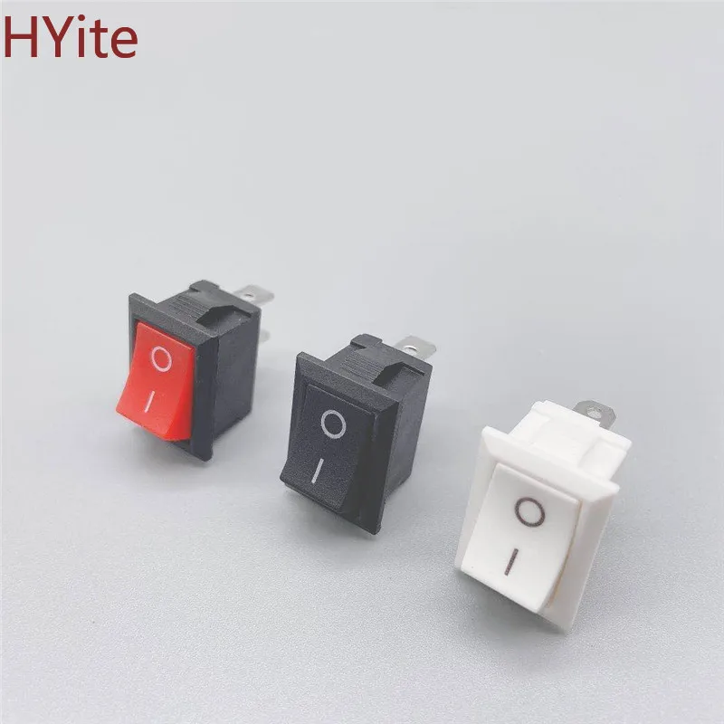 21*15 мм On Off Лодка Автомобильный кулисный переключатель 2Pin 6A/10A 250V/125V AC Кнопка