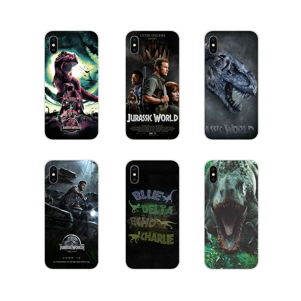 Силиконовые аксессуары для телефонов Jurrasic World чехлы Apple iPhone X XR XS 11Pro MAX 4S 5S 5C SE 6S 7 8