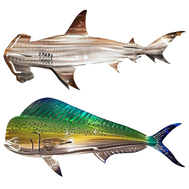 

2 шт., декоративные настенные украшения «Акула»