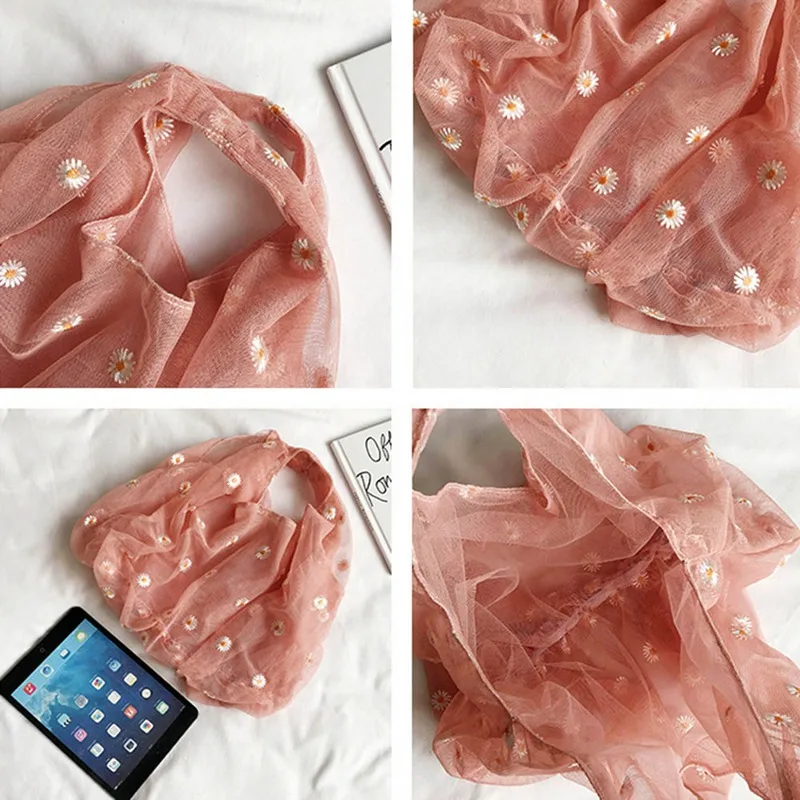 

Daisy Flower Handbags Women Elegant Shoulder Totes Crossbody Bag Female Designer Floral Vintage Casual Handbag bolsa feminina