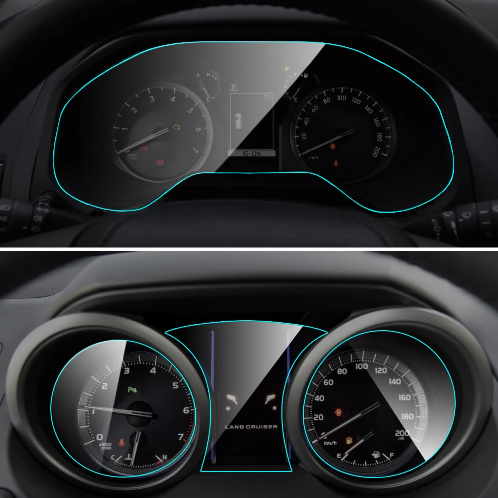 Защитная пленка для экрана приборной панели автомобиля Toyota Prado 2014 19 мембрана