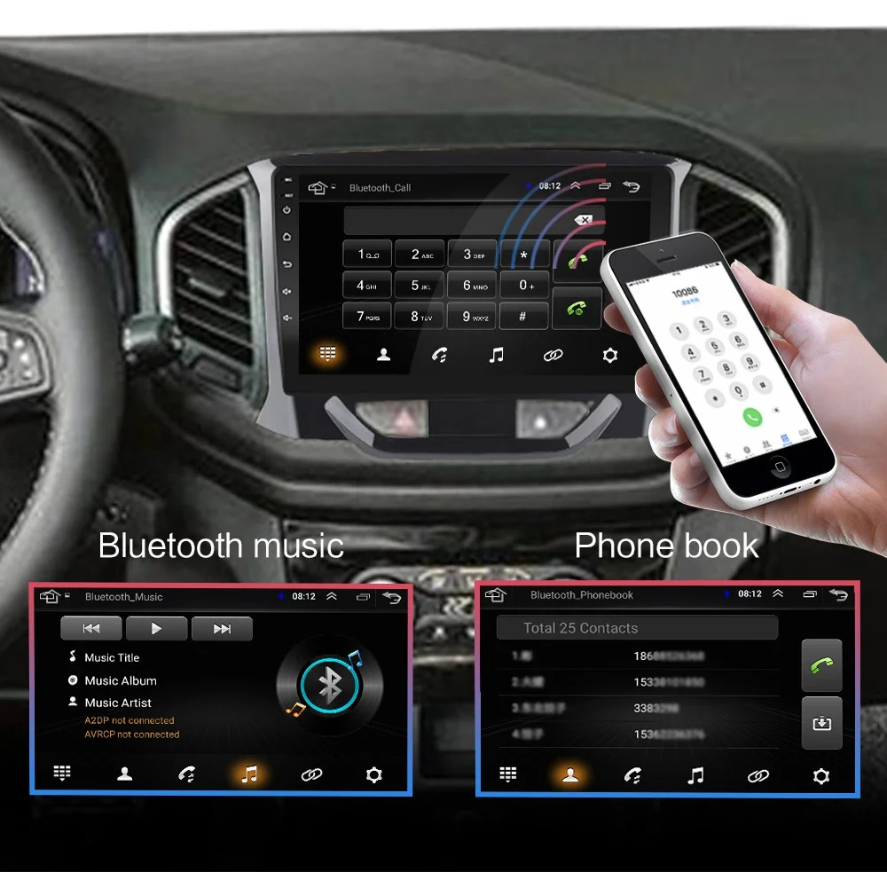 2G+ 32G " 2din Android 8,1 GO автомобильный DVD плеер для LADA X-Ray автомобиль радио gps навигации WI-FI DPS плеер
