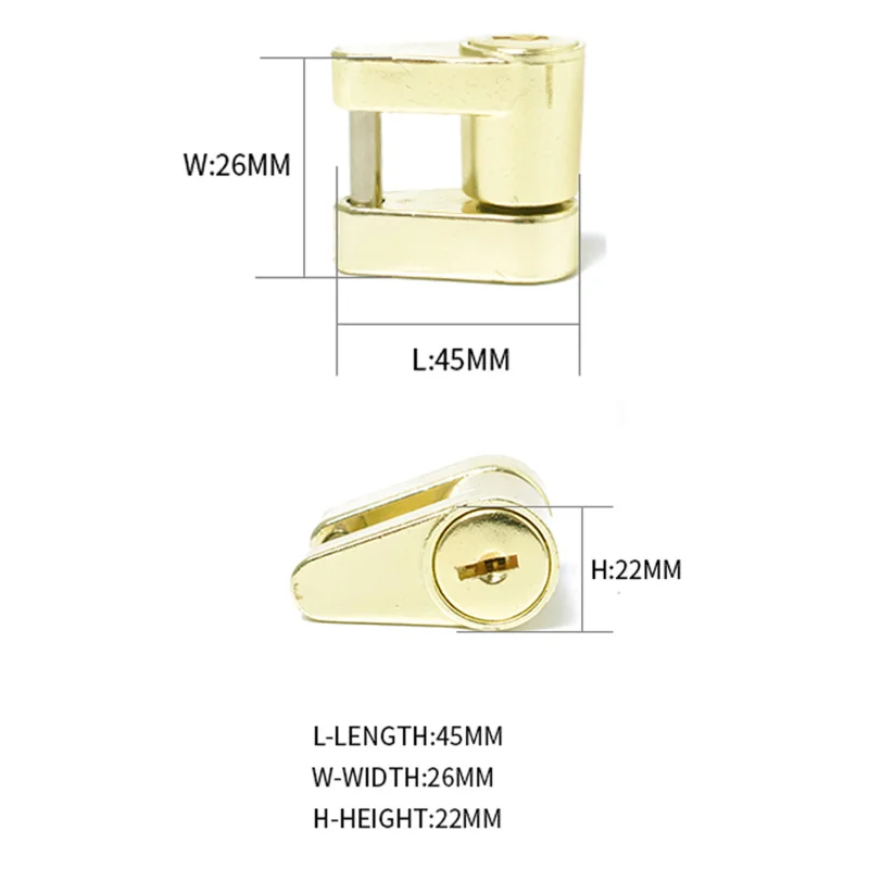 

Trailer Coupler Padlock Repalcement Parts Solid Brass Trailer Locks for Hitch Security Protector Theft Protection Motocycle