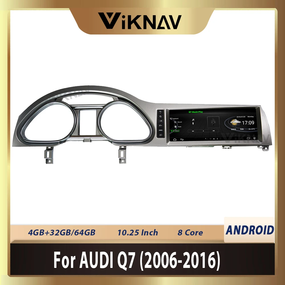 10 25 дюймов Android автомобильный радиоприемник с навигацией GPS для AUDI Q7 2005 2006 2007 2008 2009