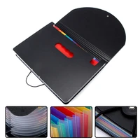 plastic colorful expanding file document pockets multifunctional portable bill receipt file sorting organizer accessories