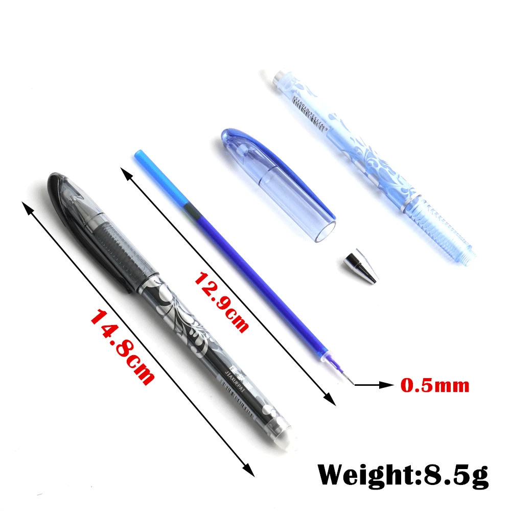 Wholesale 20PCS 0.5mm Ballpoint Pen Refills Gel Ink Refill Writing Pens 3 Colors 