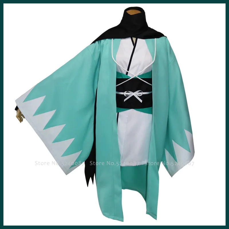 Okita Souji парик Fate Game косплей костюм кимоно юката Халат женский короткий волос