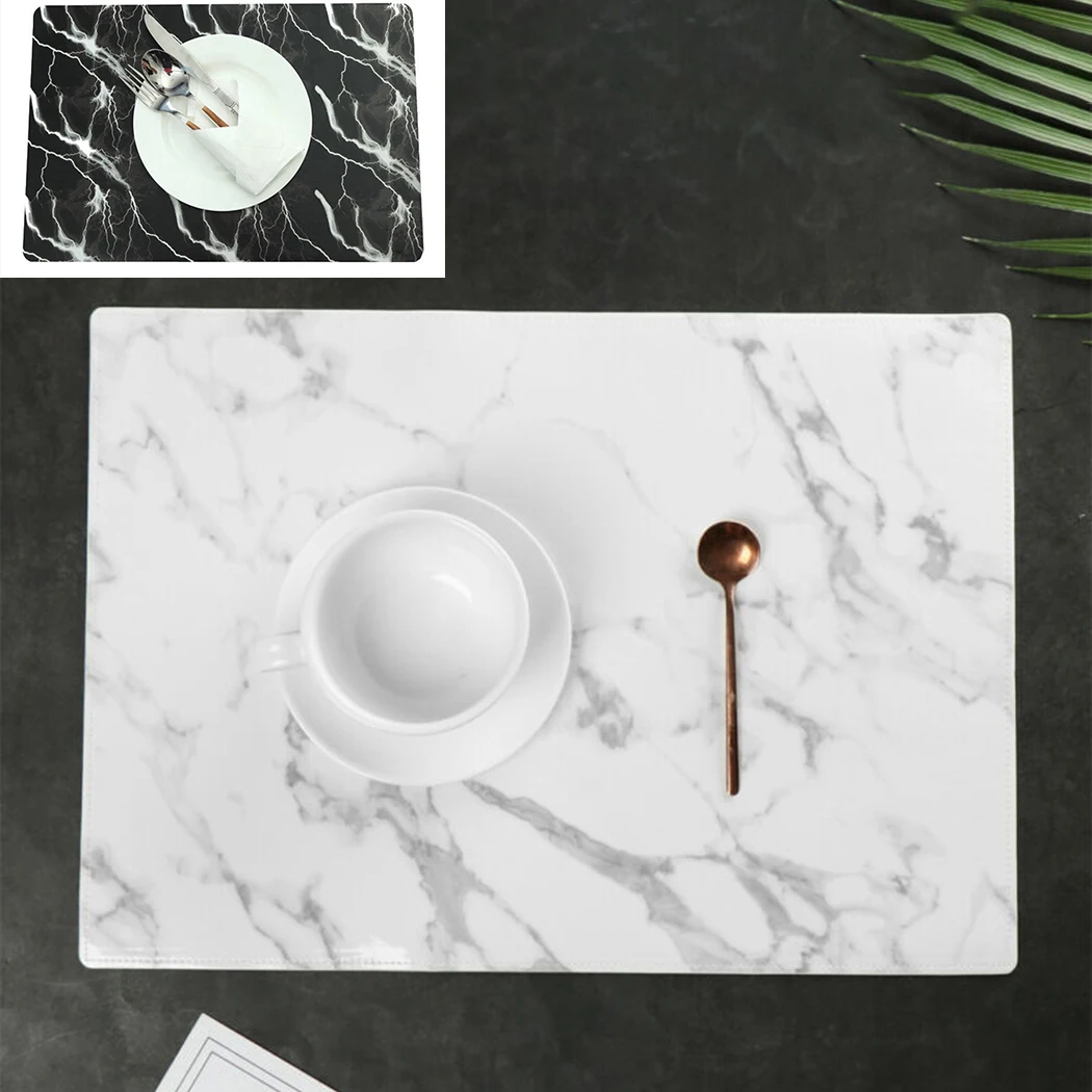 

Decoration Placemat 4pcs Placemat Heat Insulation Western Kitchen Home
