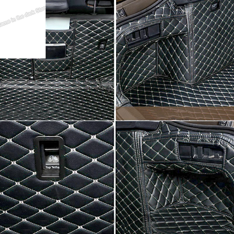 

Lsrtw2017 Leather Car Trunk Mat Cago Liner for Skoda Superb 2016 2017 2018 2019 2020 Rug Carpet Interior Accessories