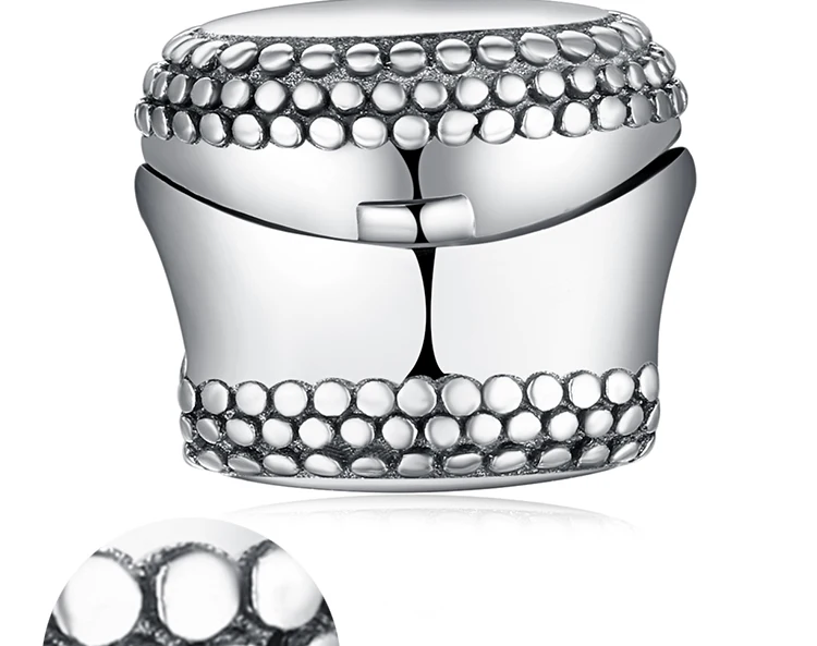 JewelryPalace Винтаж 925 пробы серебро открываемые шкатулка из бисера Шарм Fit Браслеты модные женские туфли DIY бусы