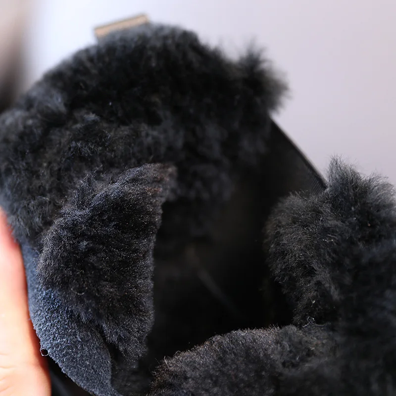 Ботильоны детские черные с плюшевой подкладкой на возраст 1 3 года|Сапоги| |