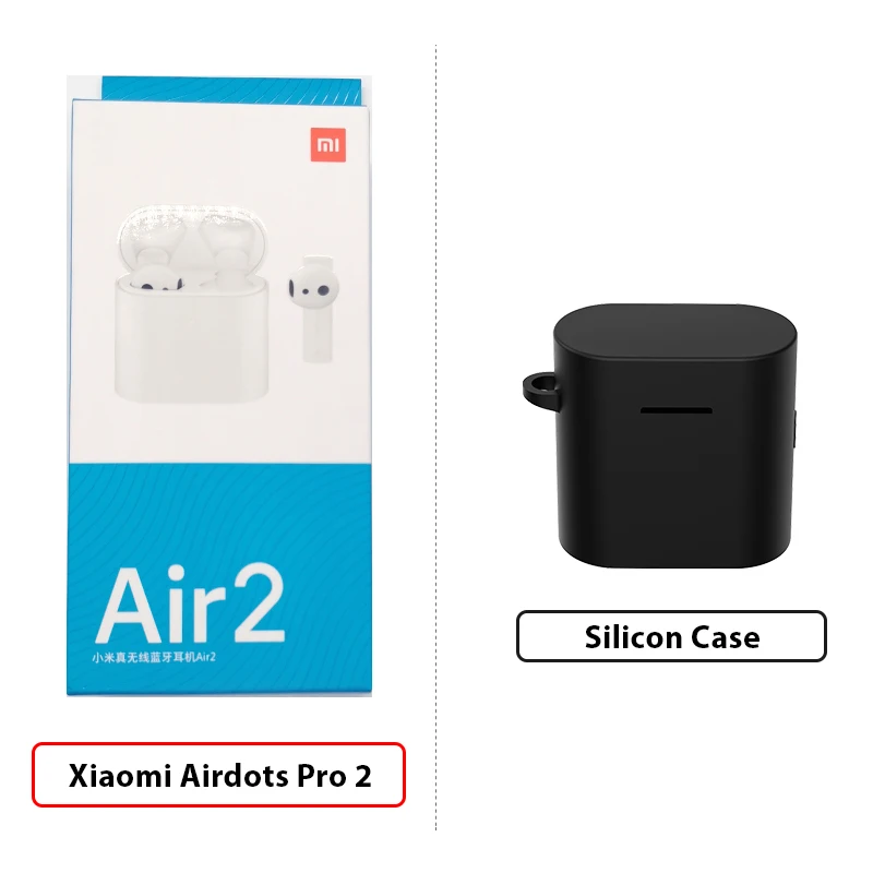 Add Black Case Новые Xiao mi Airdots Pro 2 mi True беспроводные наушники 2 TWS наушники Air 2 LHDC управление двойным mi C ENC Airdots Pro 1 - Цвет: Add Black Case