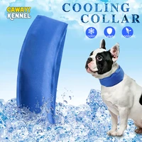 cawayi kennel summer pet cooling collars waterproof cool ice pad heatstroke prevention dog ice collar pet supplies d2333