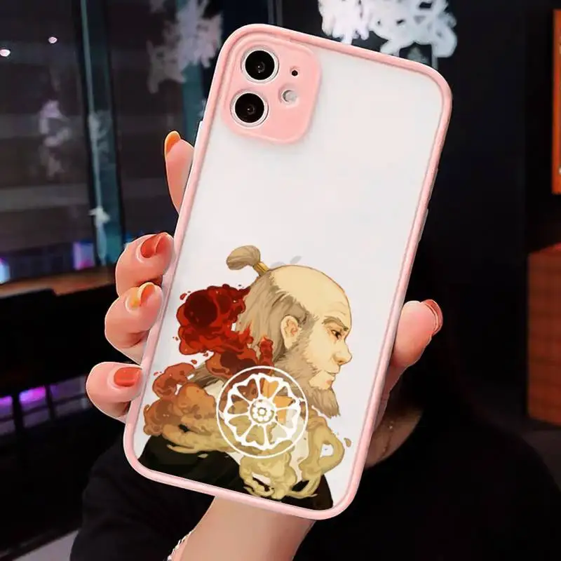 

Avatar The Last Airbender anime Phone Cases matte transparent For iphone 7 8 11 12 plus mini x xs xr pro max cover