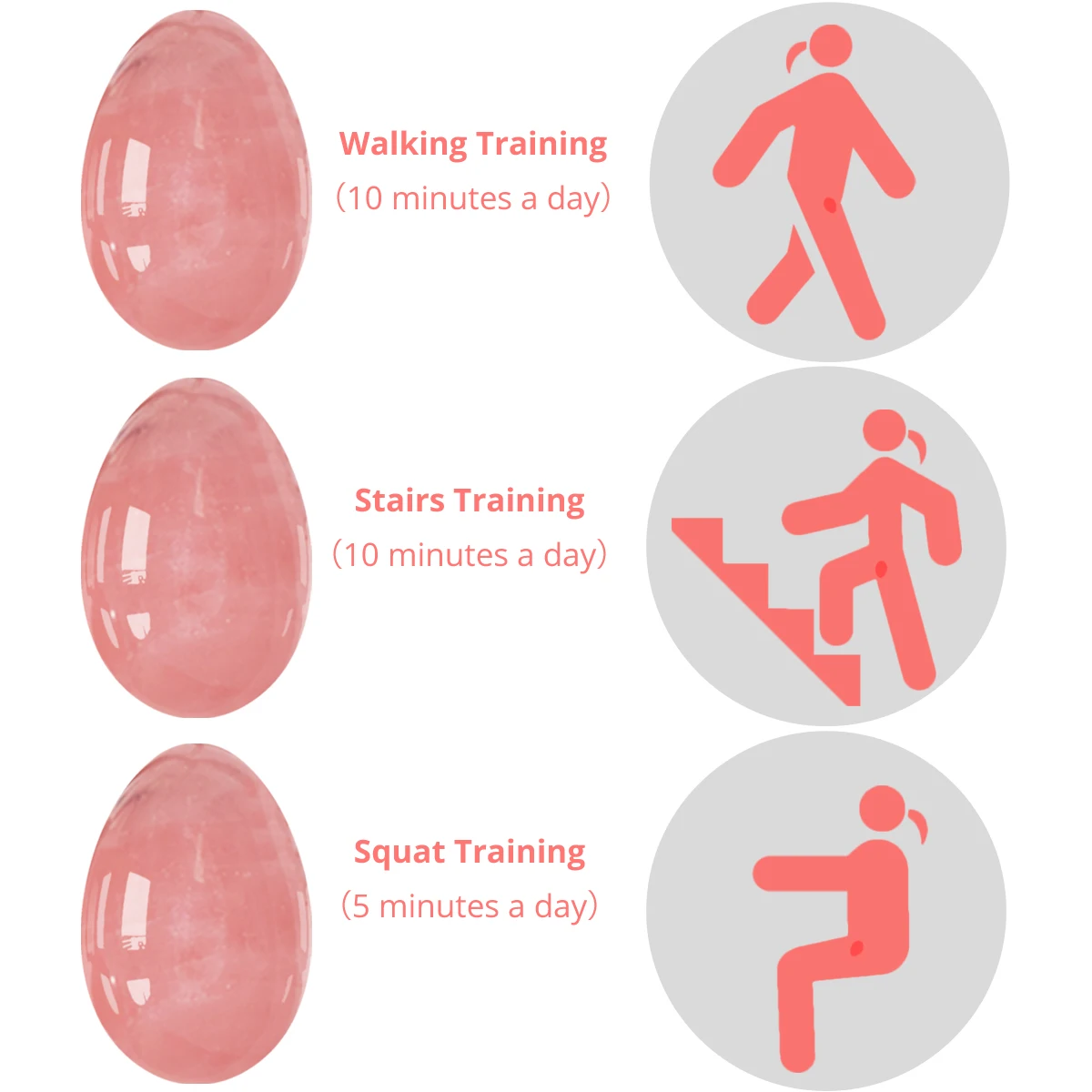 Инструмент Yoni для упражнений вагинального подтягивания тазового дна Массажер