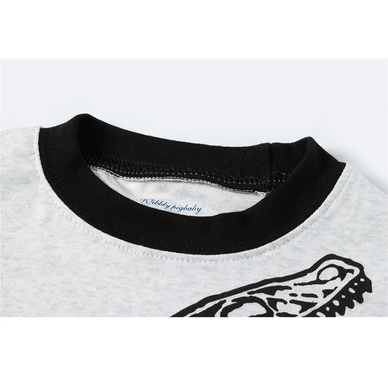 Новая детская одежда для сна с длинными рукавами детские пижамные комплекты