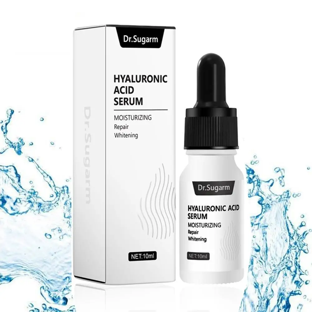 

10ml Hyaluronic Acid Serum Anti-aging Whitening VC Essence Topical Facial Serum With Vitamin C Serum Facial Care For Ladies