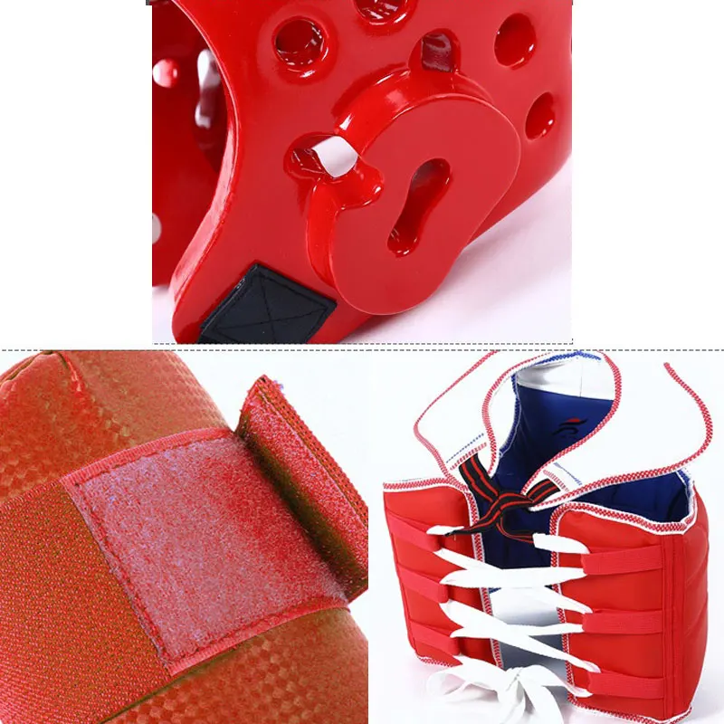 Набор защитников для санды TKD каратэ спортивный шлем захвата бандаж детей