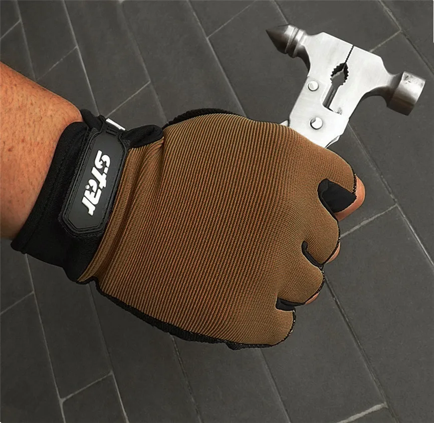 Bike Gloves Half Finger Como Slip Tactical Fitness Sport Glove Riding MTB Bicycle Cycling For Men Women | Аксессуары для одежды